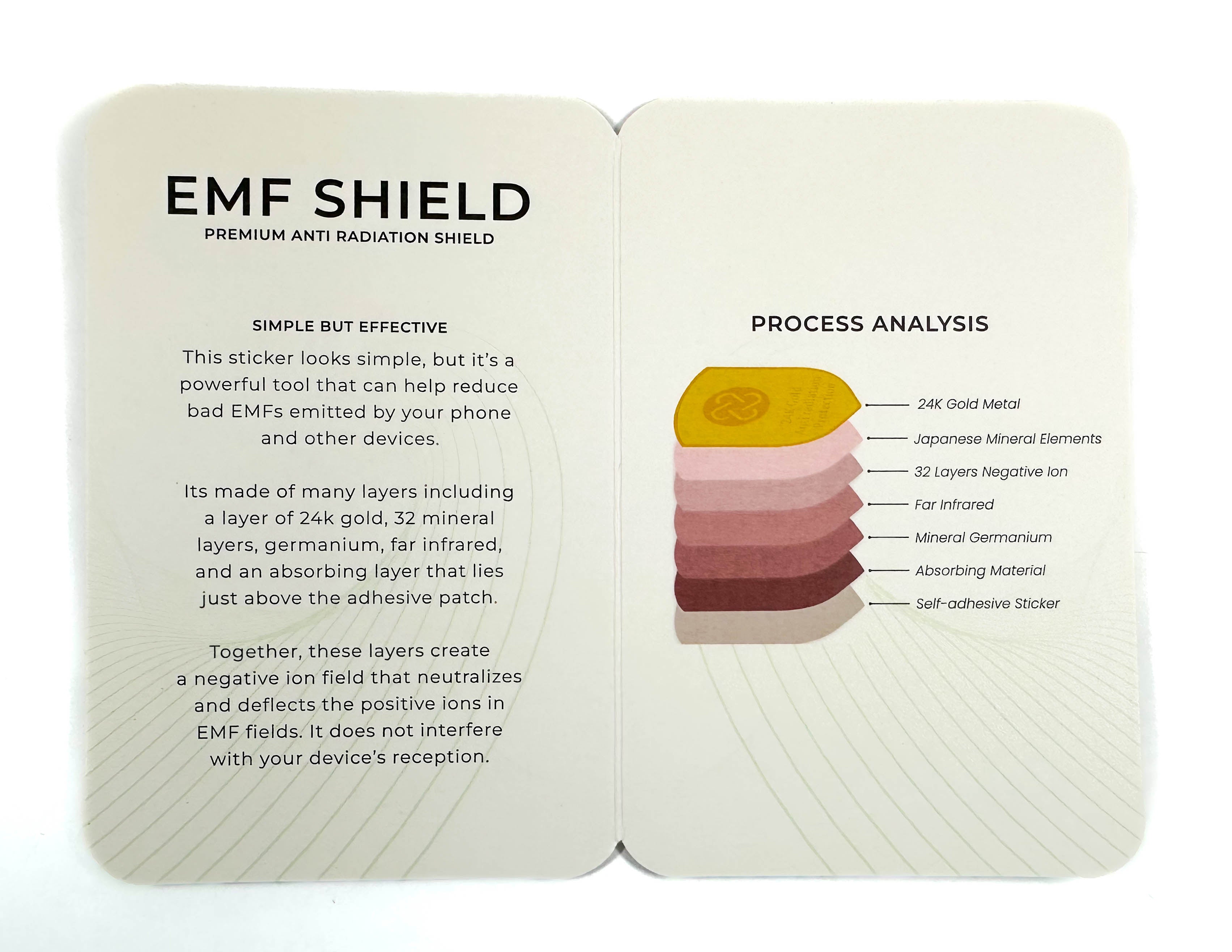 FREE EMF Defense Shield for Phone and Electronics ($20 Value)